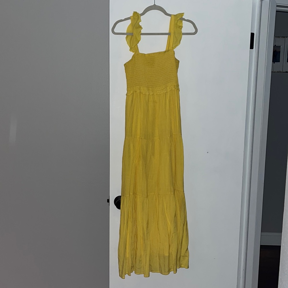 Yellow sun dress very stretchy